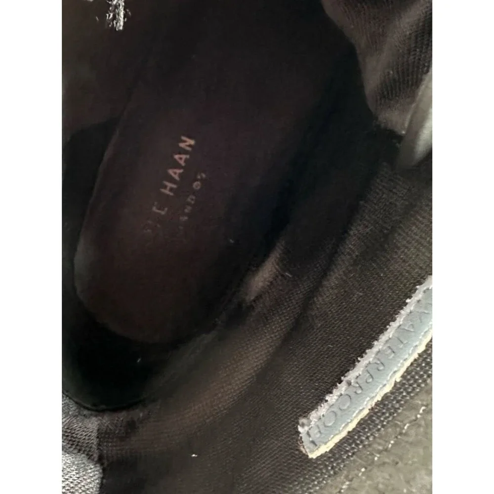 Cole Haan Grand.OS Black Suede Leather Lace Up Sneaker Boots Men’s Size 12M